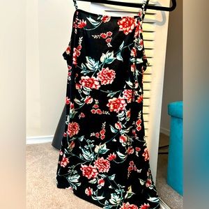 BP Dress black flowers